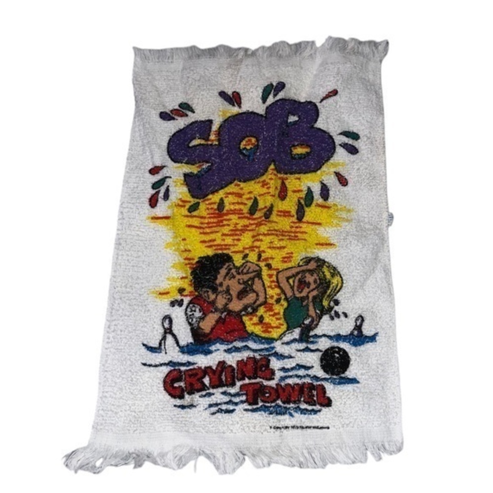 Vintage golf bowling towel